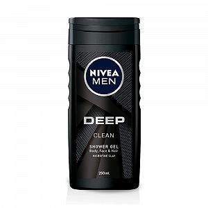 Гель для душа Nivea Men Deep Clean увлажняющий для мужчин 6 x 250 мл - Фото 1