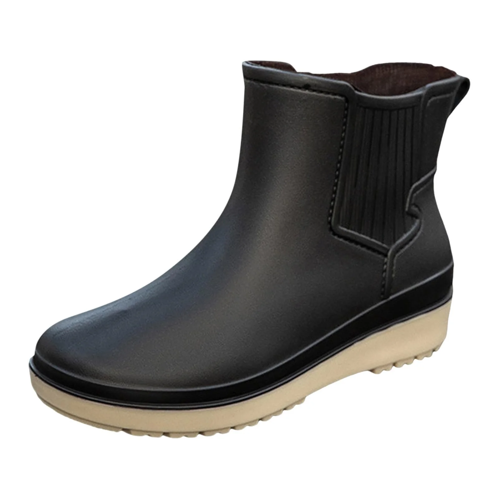 Гумові Чоботи Чоловічі Дощові Черевики, фото №1