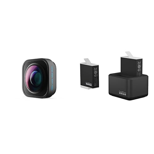 Аксесуар GoPro Max Lens Mod 2.0 (HERO12 Black) та Зарядний пристрій з двома батареями Enduro (HERO11 Black/HERO10 Black/HERO9 Black), фото №1