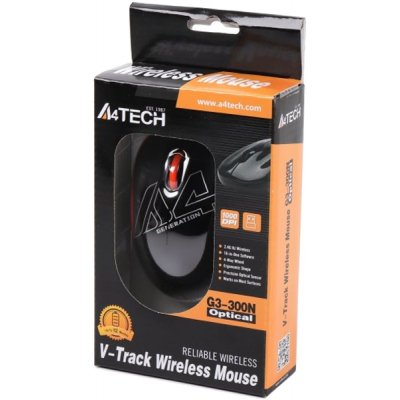 Мышка A4Tech G3-300N Black+Orange, фото №6