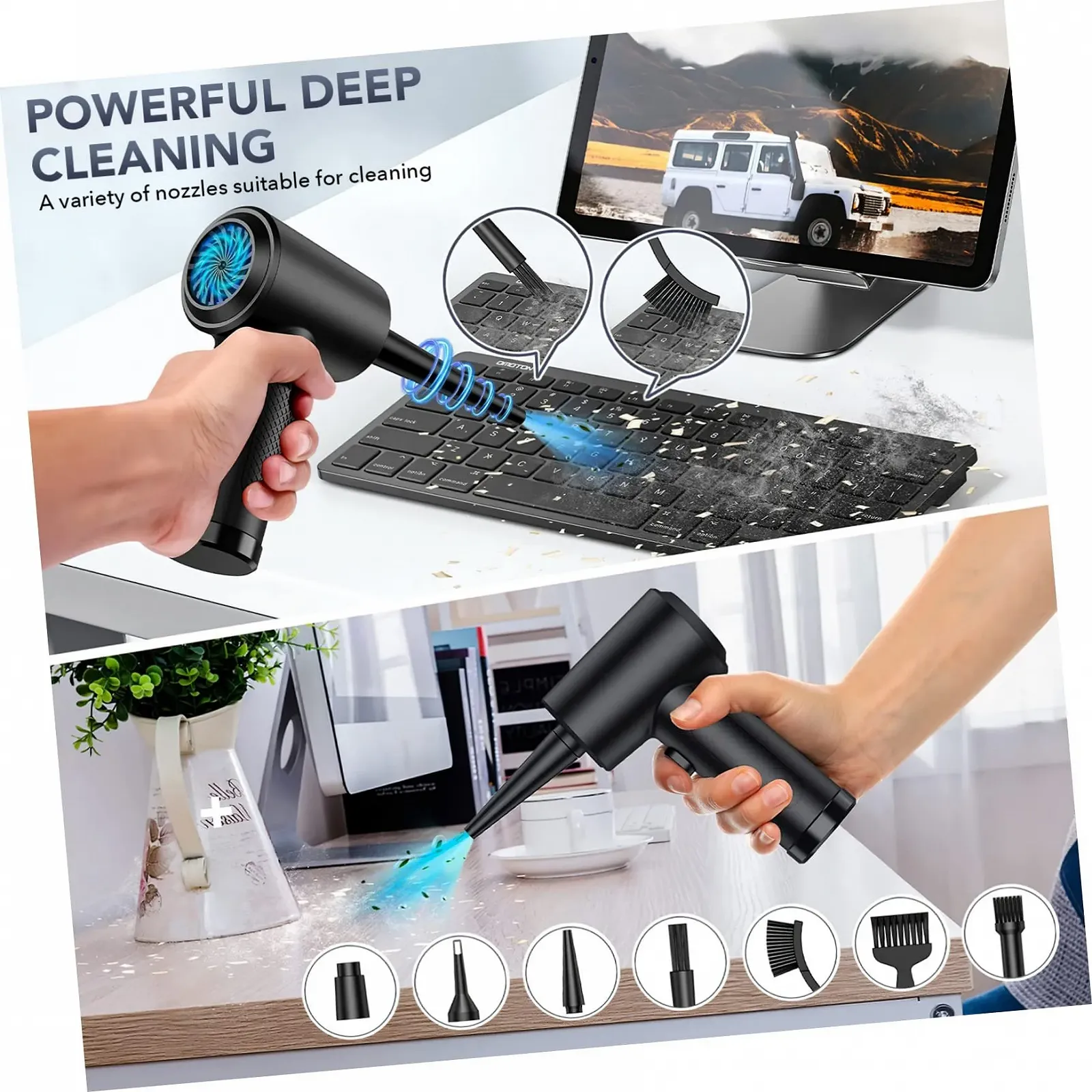 Очисник для комп'ютера Hoement Бездротовий Електричний, фото №9