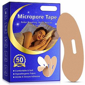 Смужки для сну проти хропіння 50 шт. Сприяють диханню носом - Фото 1