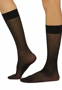 Поддержка колена Wolford Basic 31206, Прозрачный, Мягкий - Фото 1