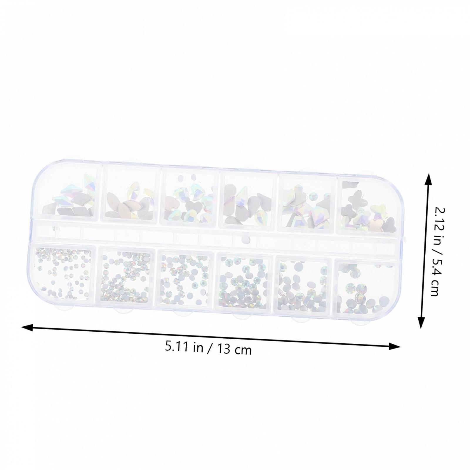 Украшения для ногтей Coheali Металлические подвески для дизайна ногтей со стразами, фото №5