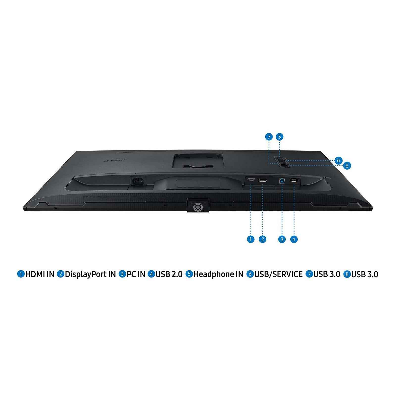 Монитор Samsung Viewfinity S8 S32A800NMP 32 дюйма VA панель 4K UHD HDR10 Время отклика 5мс Частота обновления 60Гц Поворот Черный, фото №4