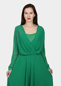 Платье Enna Levoni М Зеленый (ND-3785-4-Green) synthetic.ua - Фото 1