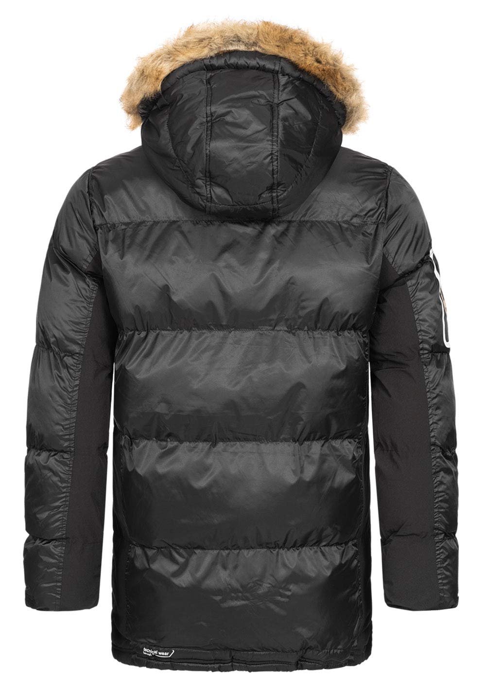 Мужская зимняя куртка-парка с капюшоном Geographical Norway H-261, фото №4