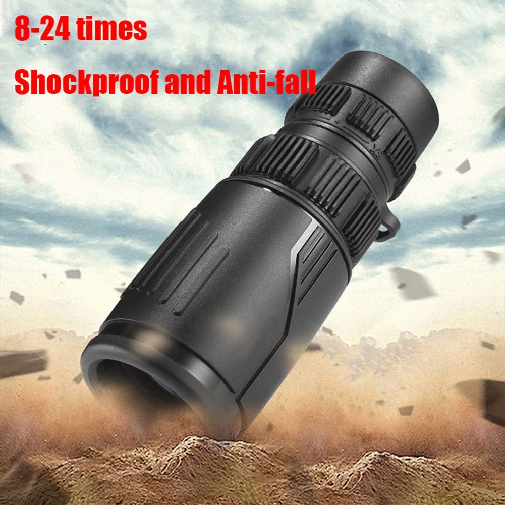 Монокуляр QHYTL Zoom 8-24X42 Водонепроницаемый Bak4 для кемпинга и охоты, фото №2