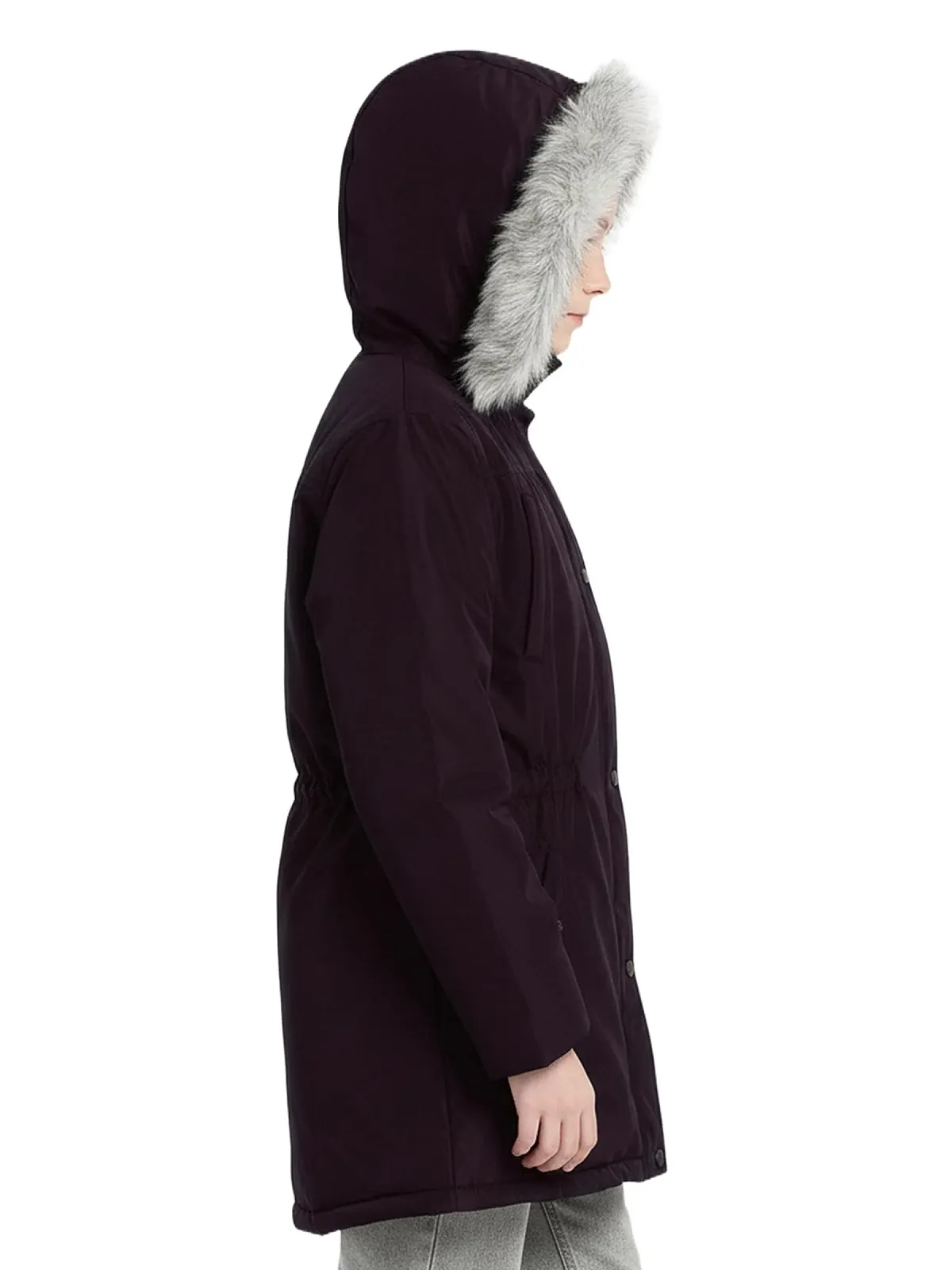 Пальто для дівчат SOLOCOTE Зимове Водостійке Утеплене З капюшоном, фото №2