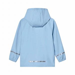 Дитяча дощова куртка для походів Softshell Однотонна synthetic.ua - Фото 1