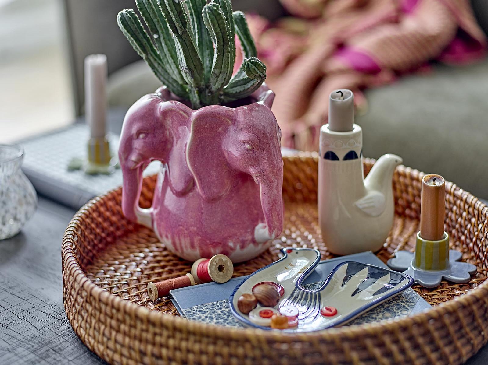 Свічник Bloomingville Trudy Кам'яний білий діаметр 8.5 см висота 11.5 см, фото №3 Свічник Bloomingville Trudy Кам'яний білий діаметр 8.5 см висота 11.5 см, фото №3