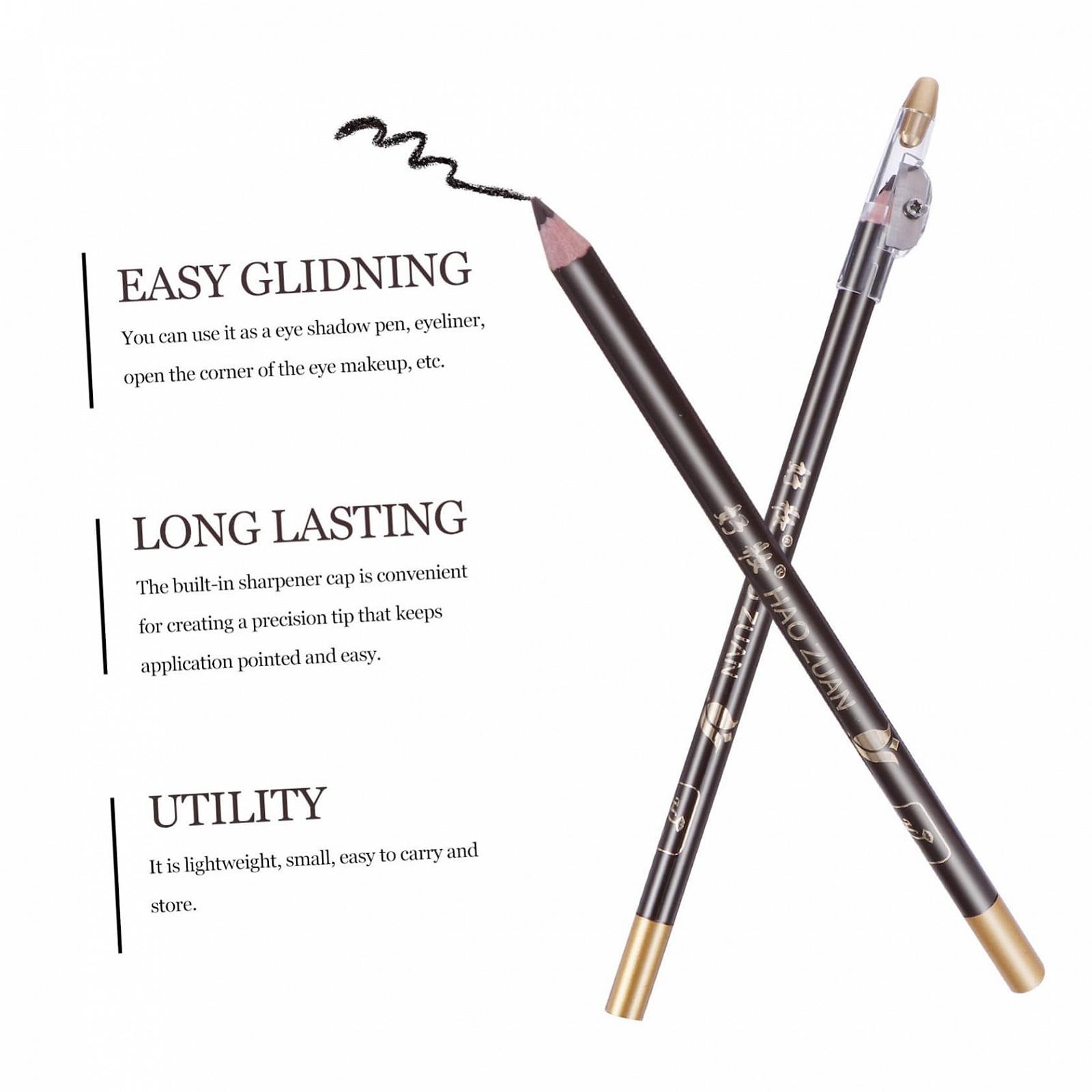 Інструмент Mikinona 8St Bleistiftspitzer чорні олівці для природних брів, фото №5