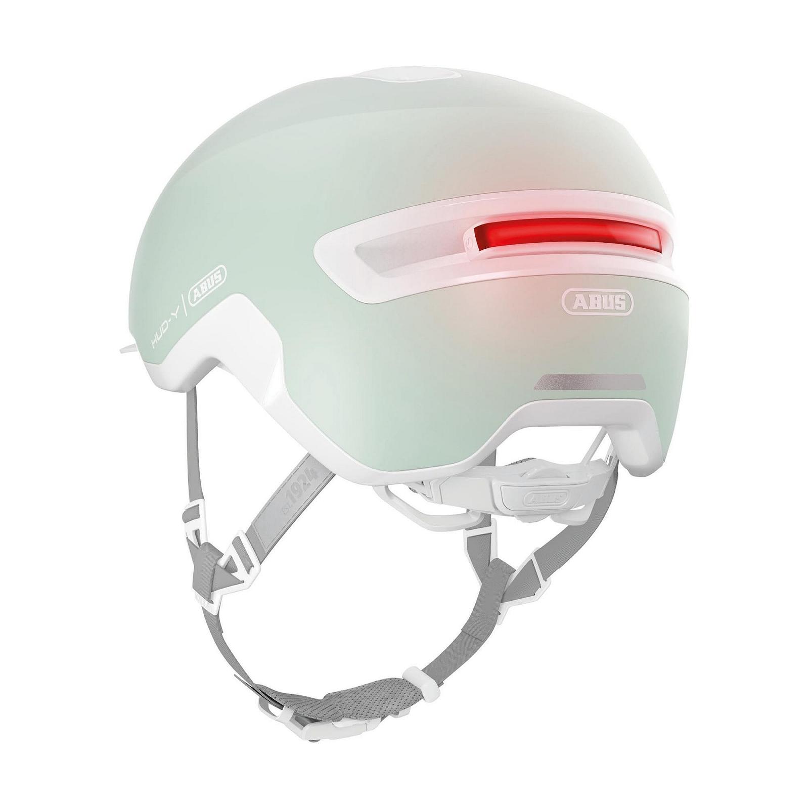 Шолом Urban ABUS HUD-Y з магнітним, перезарядним LED заднім ліхтарем та магнітною застібкою, фото №4