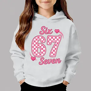 Худі з мемом 67 для дітей synthetic.ua - Фото 1