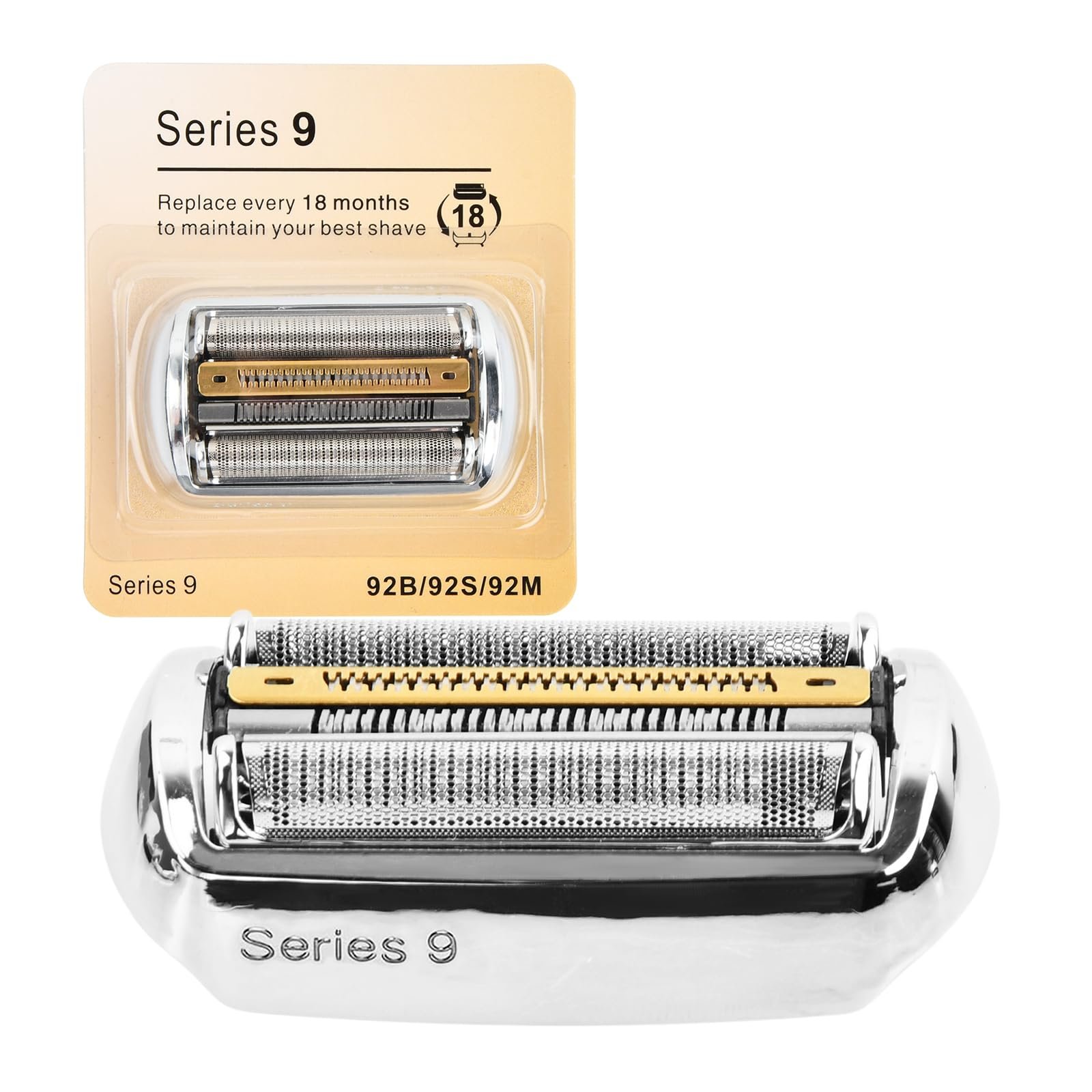 Головка для электробритвы Braun Series 9 92S Silver, фото №1 Головка для электробритвы Braun Series 9 92S Silver, фото №1