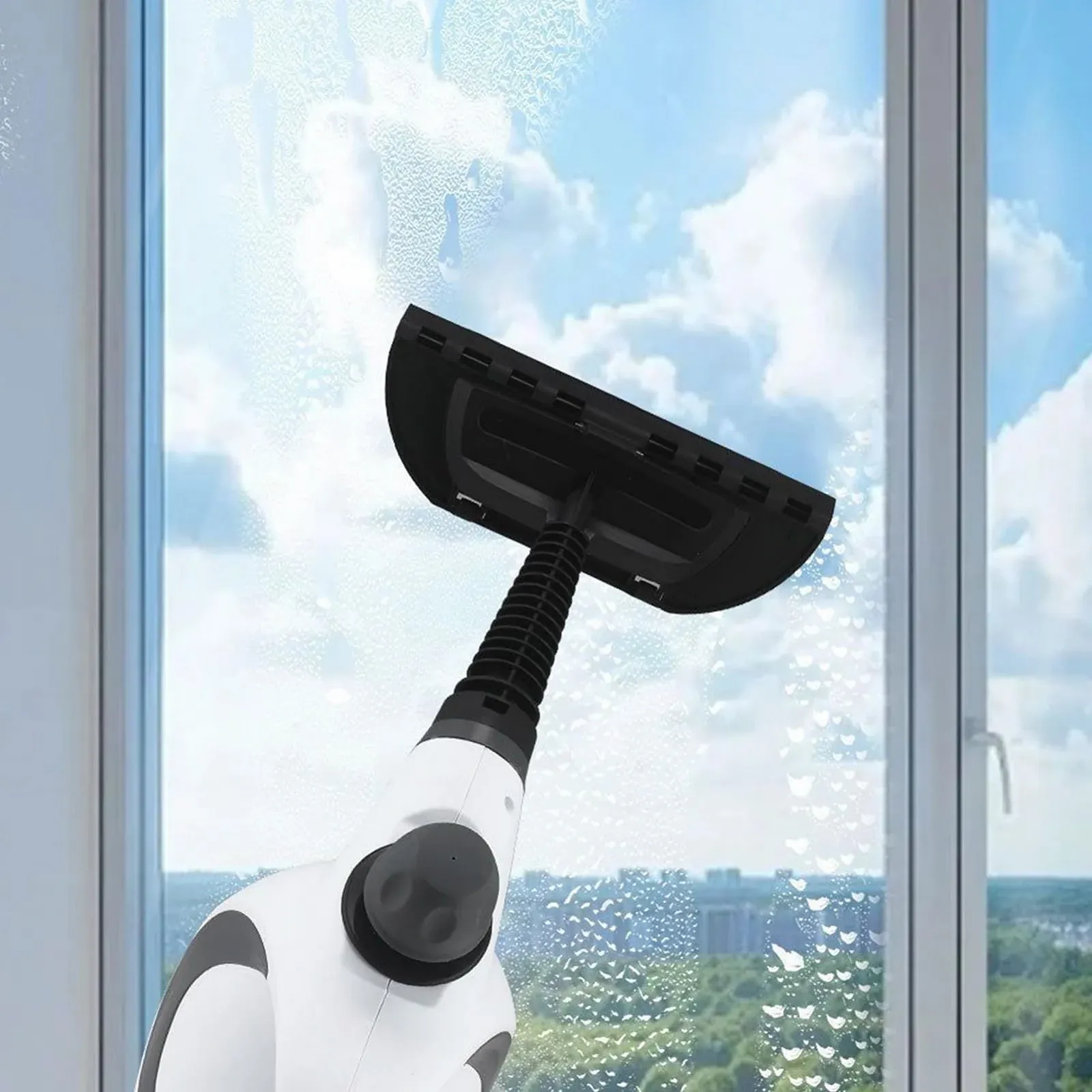 Пароочисник-швабра ручний електричний з 12 аксесуарами для підлоги, килимів та меблів, фото №8 Пароочисник-швабра ручний електричний з 12 аксесуарами для підлоги, килимів та меблів, фото №8