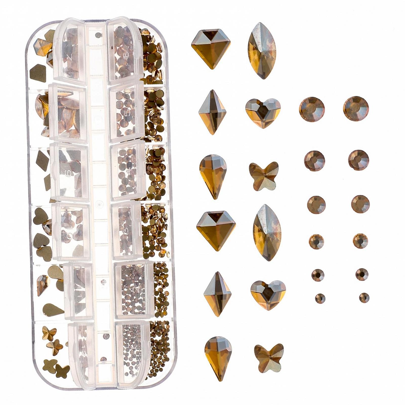 Підвіски для манікюру з діамантами спеціальної форми . Jelly Стрази Самоцвіти Скляні Орнамент для нігтів з плоскою основою, фото №1