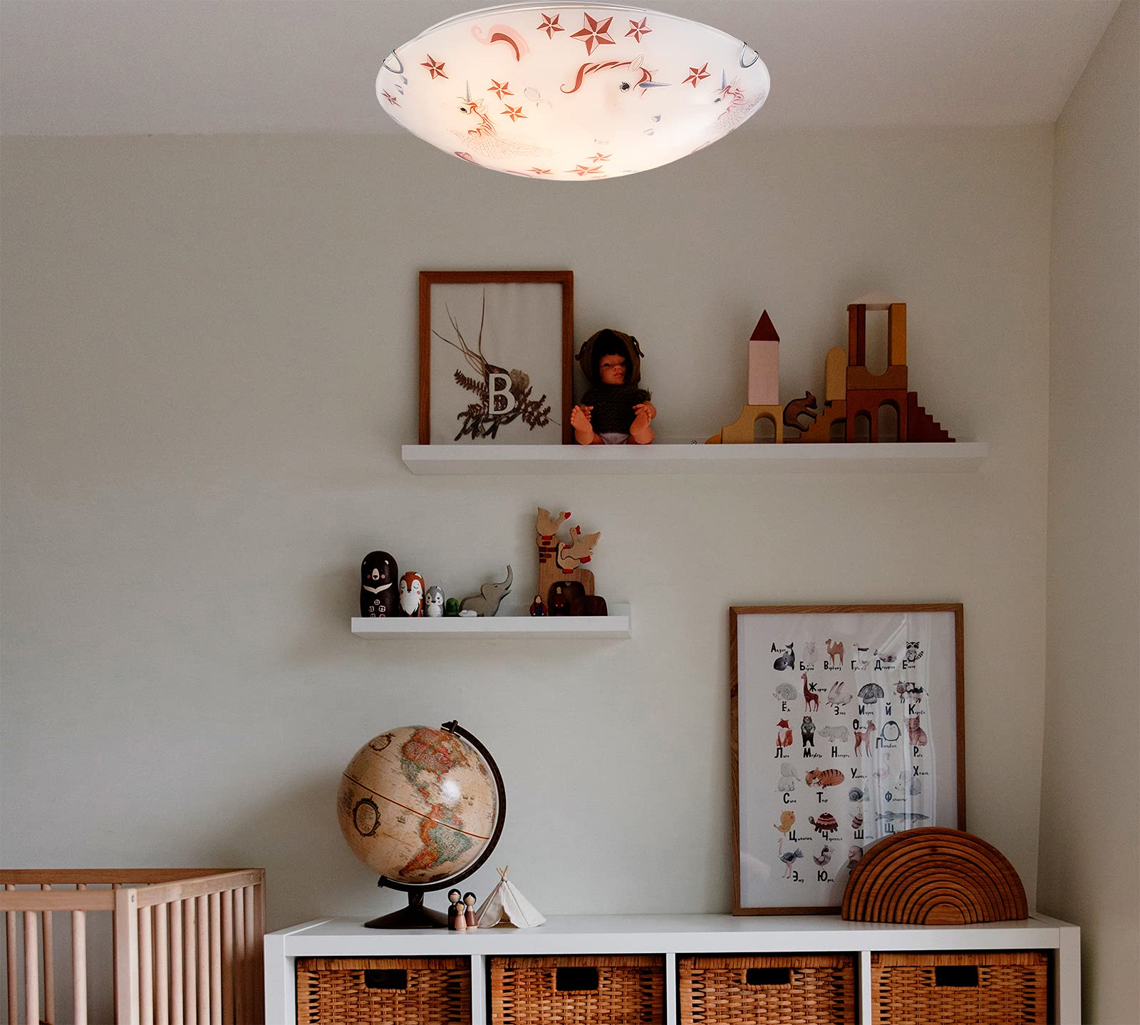 Лампа для дитячої кімнати bmf-versand 40 см кругла стельове освітлення грайливе для хлопчиків і дівчаток, фото №2 Лампа для дитячої кімнати bmf-versand 40 см кругла стельове освітлення грайливе для хлопчиків і дівчаток, фото №2