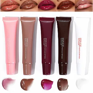Блиск для губ зволожуючий, блискучий, збільшуючий об'єм - Фото 1