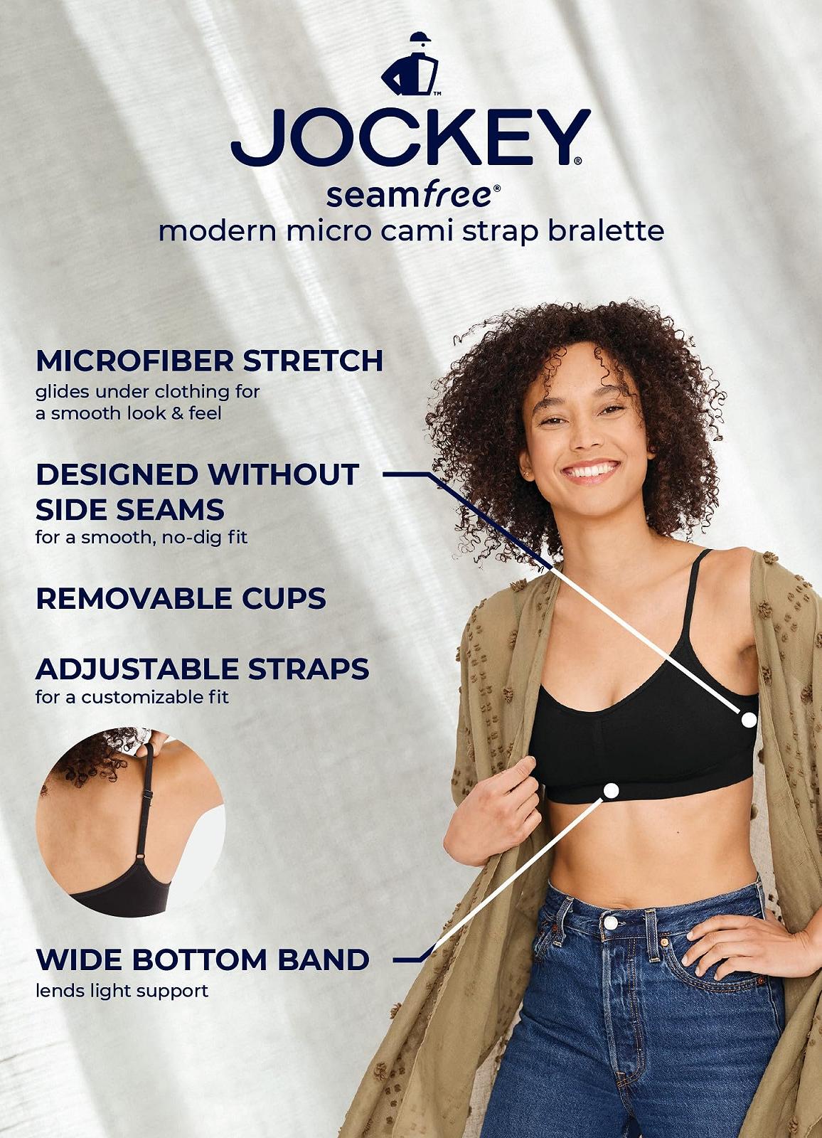 Бюстгальтер Jockey Modern Micro Stretch Seamless Cami Strap Bralette, фото №4 Бюстгальтер Jockey Modern Micro Stretch Seamless Cami Strap Bralette, фото №4