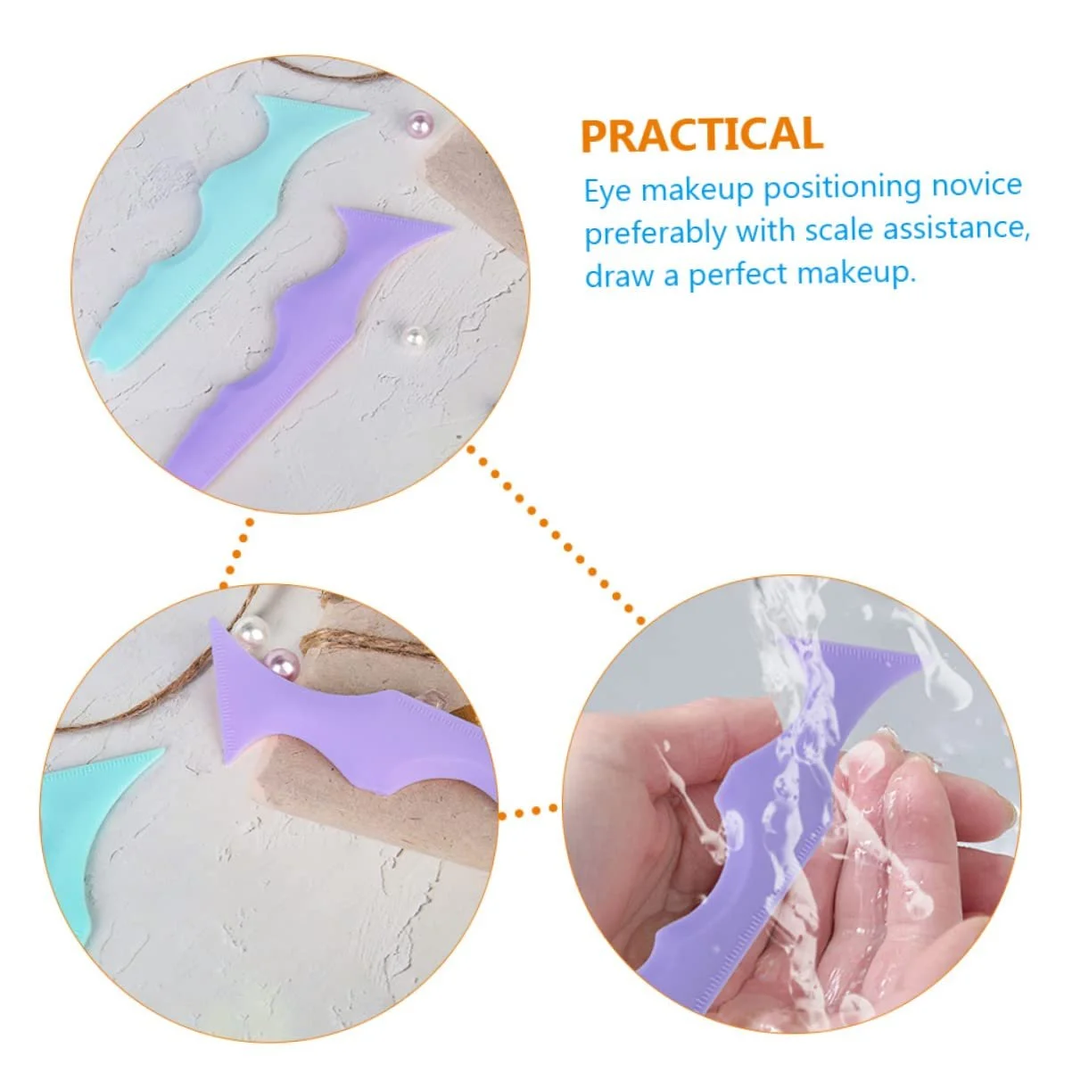 Трафарет DOITOOL для макіяжу, аплікатори, фото №7