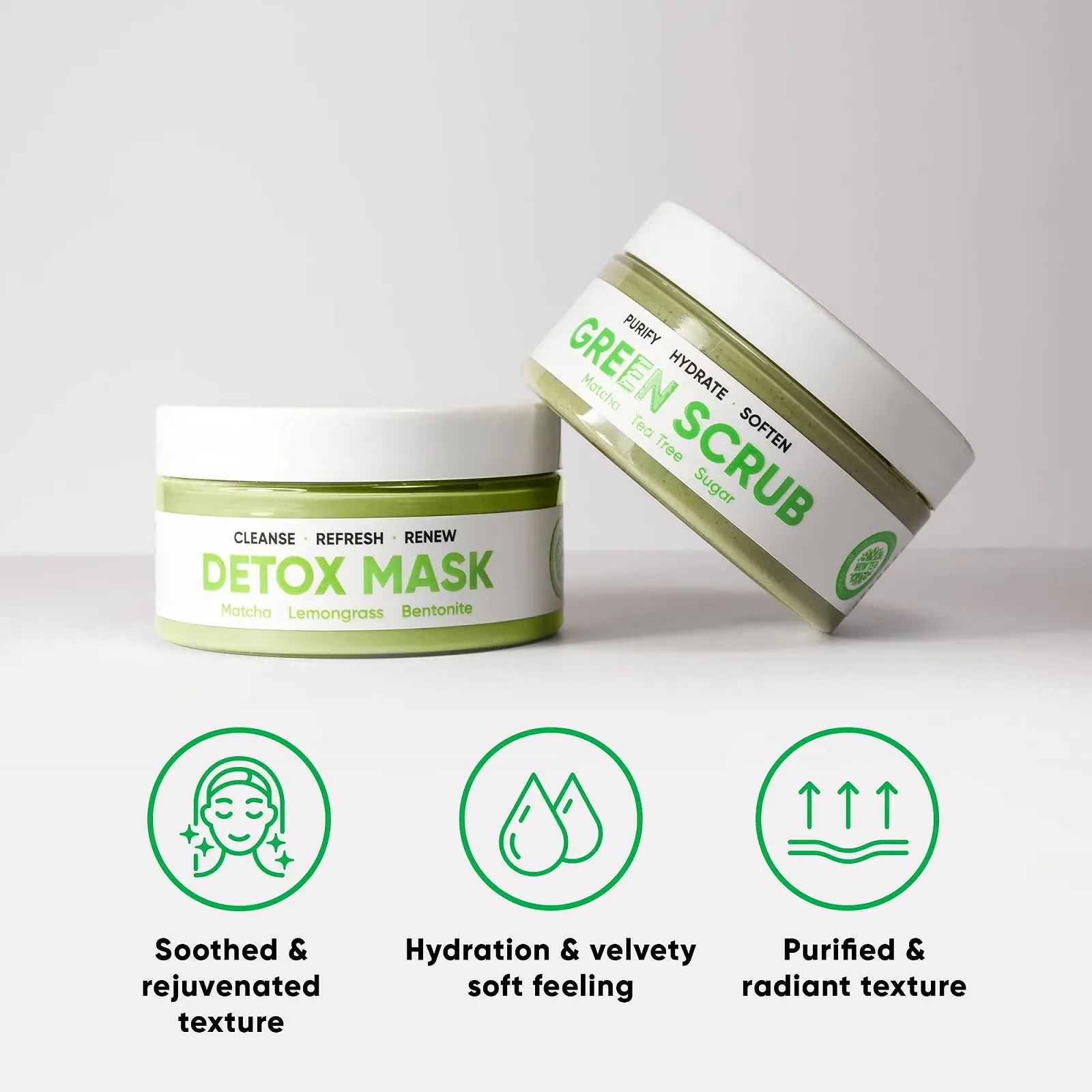 Маска для обличчя WOW TEA Detox Matcha Clay - Живильна, фото №3