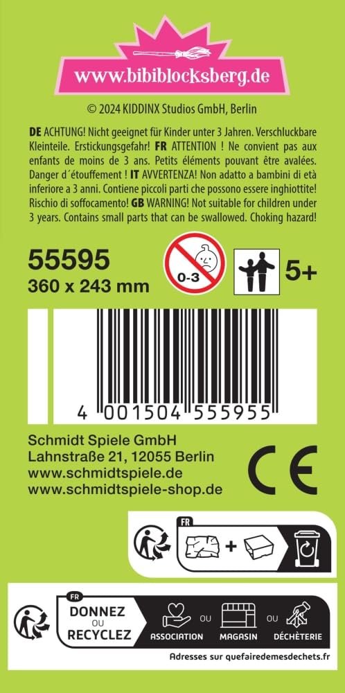 Пазл Schmidt Spiele Bibi Blocksberg 55595 в металлической коробке 2x60 и 2x100 элементов, фото №2