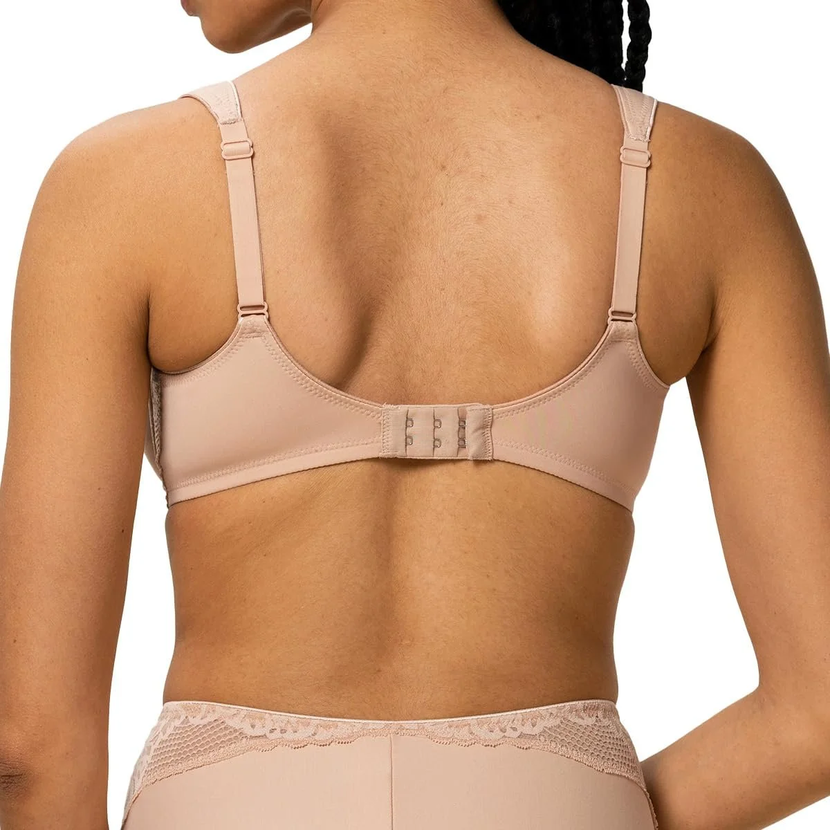 Бюстгальтер Triumph Modern Lace+Cotton W02 80D Нейтральний бежевий, фото №3