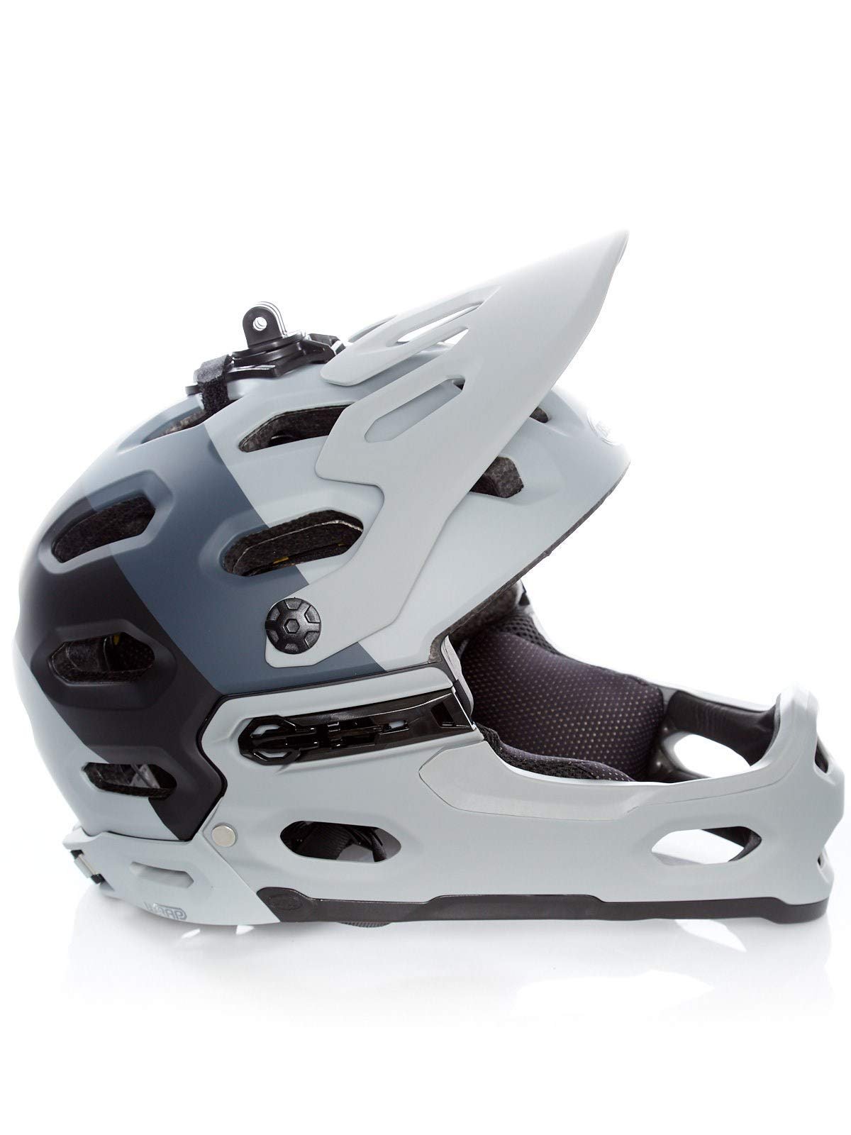 Шлем BELL Super 3R MIPS MTB, матовый серый Downdraft, L/58-62 см, фото №4