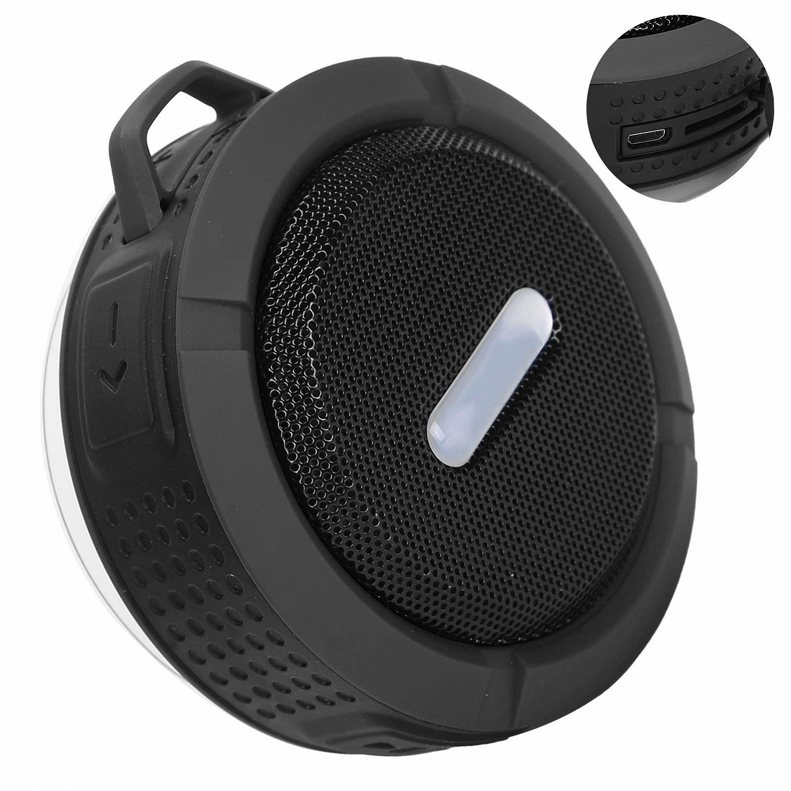 Колонка Plyisty Bluetooth Portable Avec Ventouse Grey, фото №6