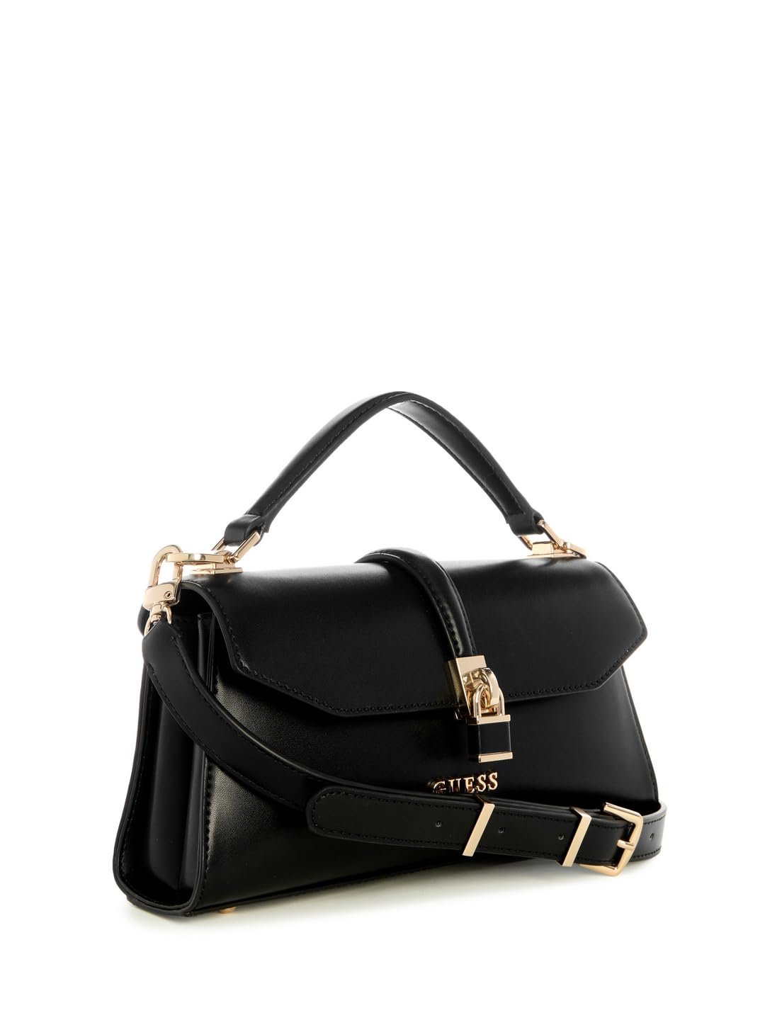 Сумка з верхньою ручкою GUESS Queensland Flap Black, фото №4