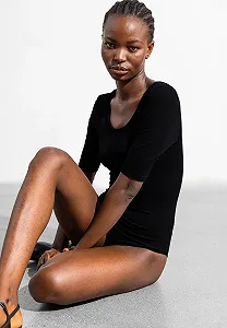 Женский боди Les Lunes Charlotte Bodysuit Black - M synthetic.ua - Фото 1