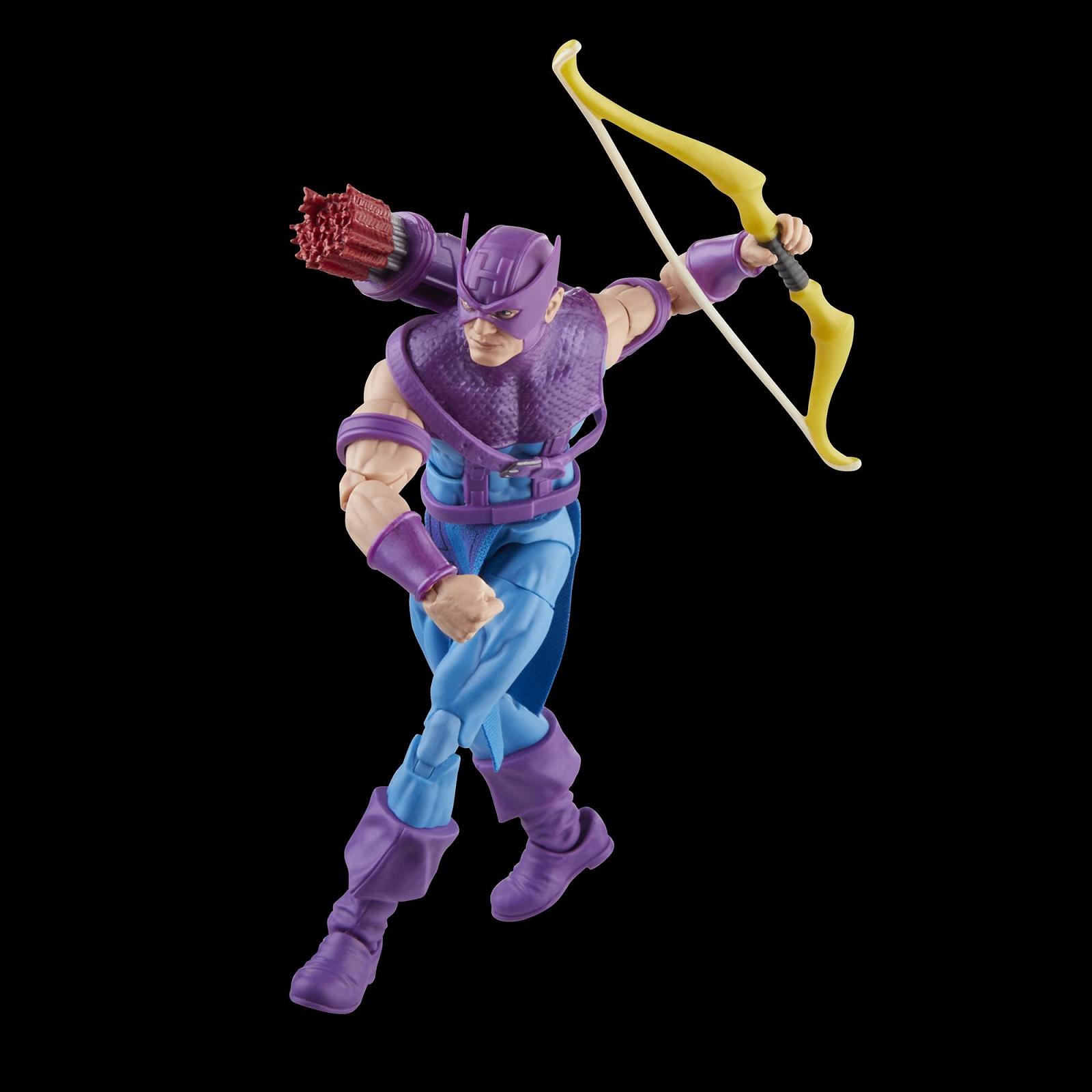 Экшн-фигурка Hasbro Marvel Legends Series Соколиный Глаз с Sky Cycle Avengers 60th Anniversary 15 см, фото №9