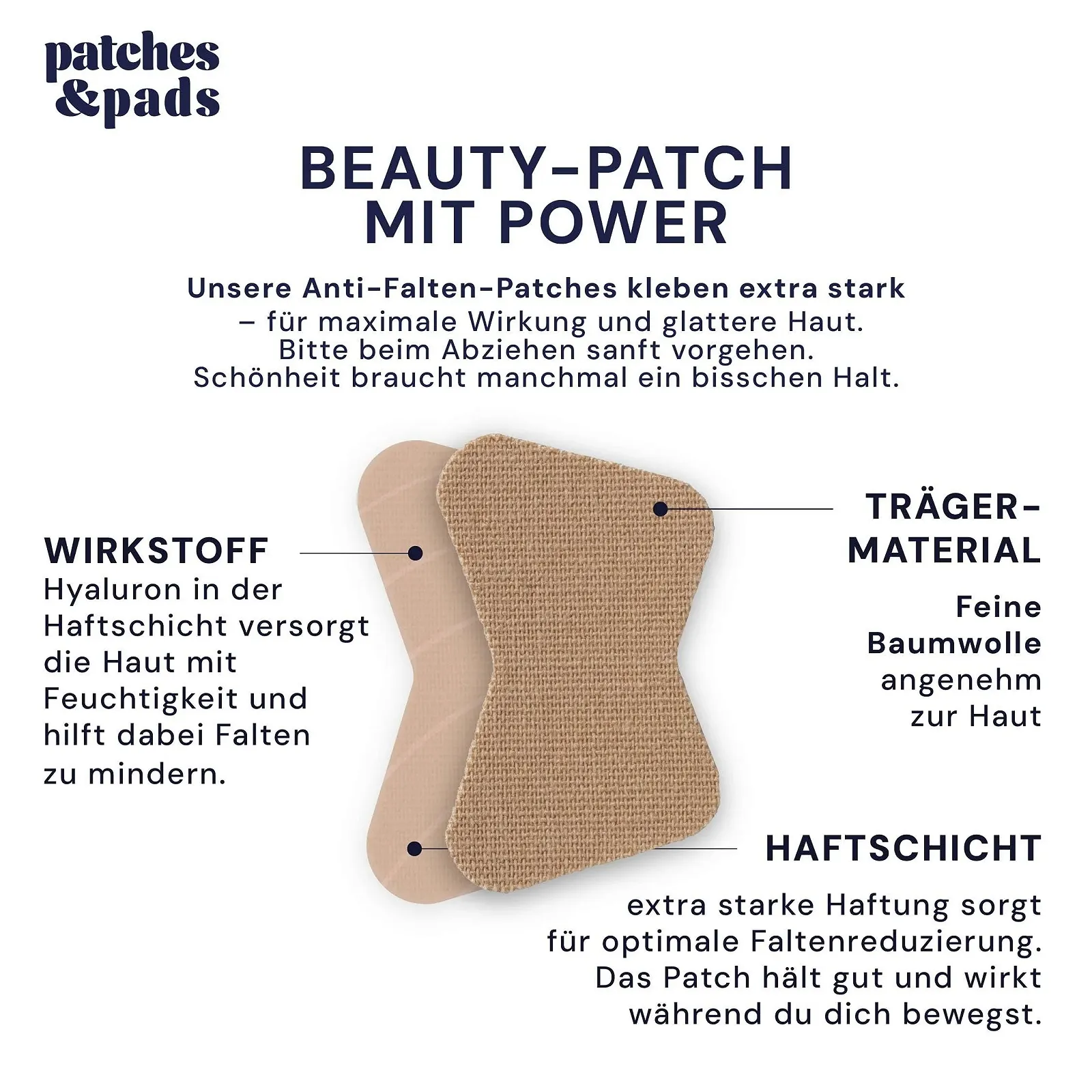 Пластирі для рота з гіалуроновою кислотою Patches & Pads, 60 шт, фото №3