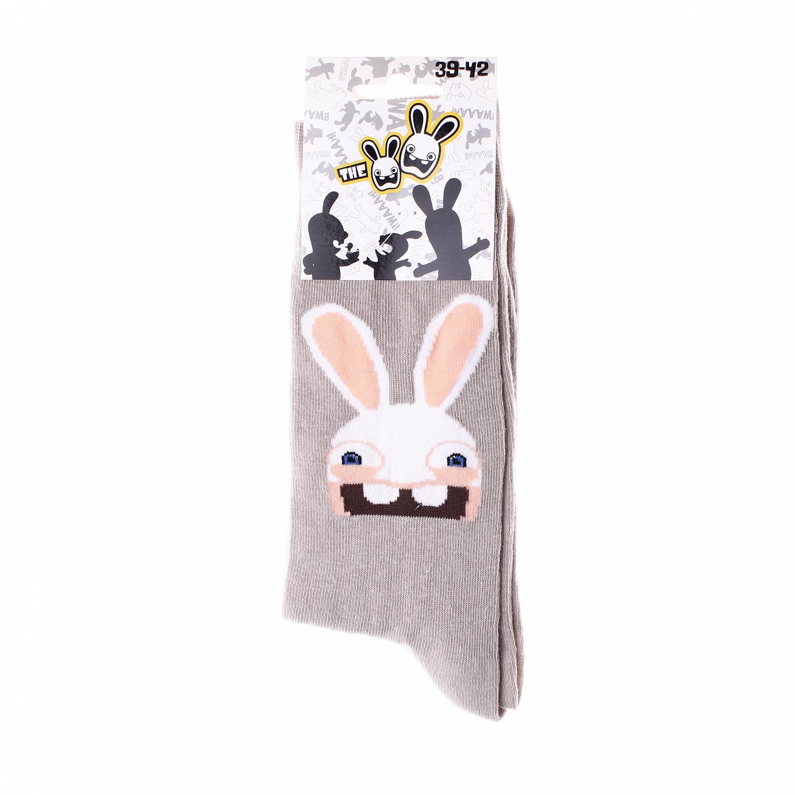 Носки LAPINS CRETINS TETE LAPIN Бежевый 39-42, фото №2