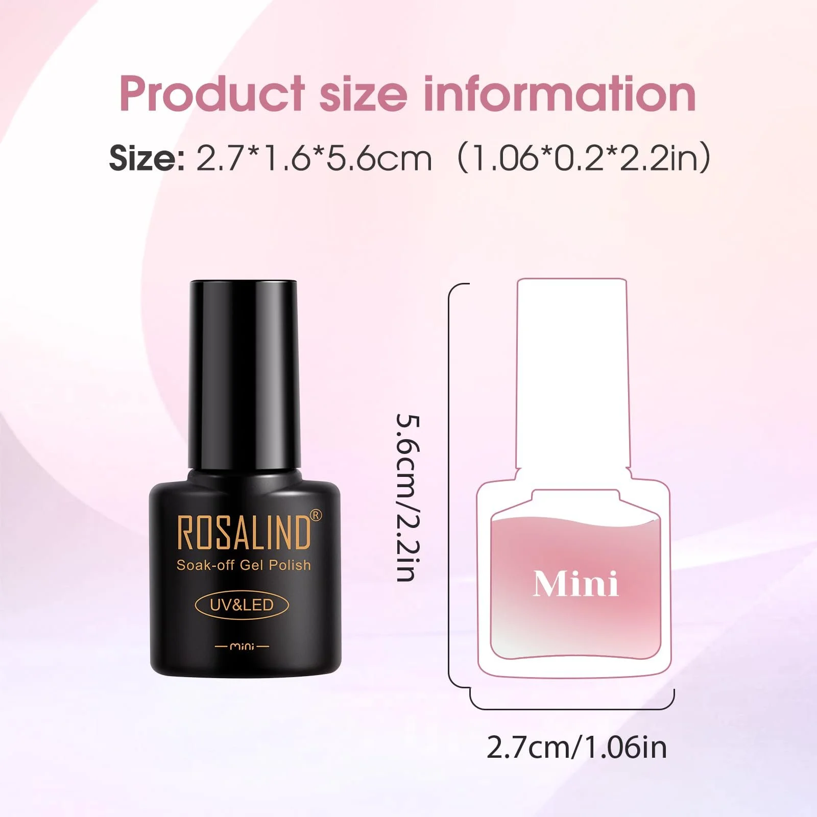 Гель-лак ROSALIND Набір 60 кольорів, фото №9