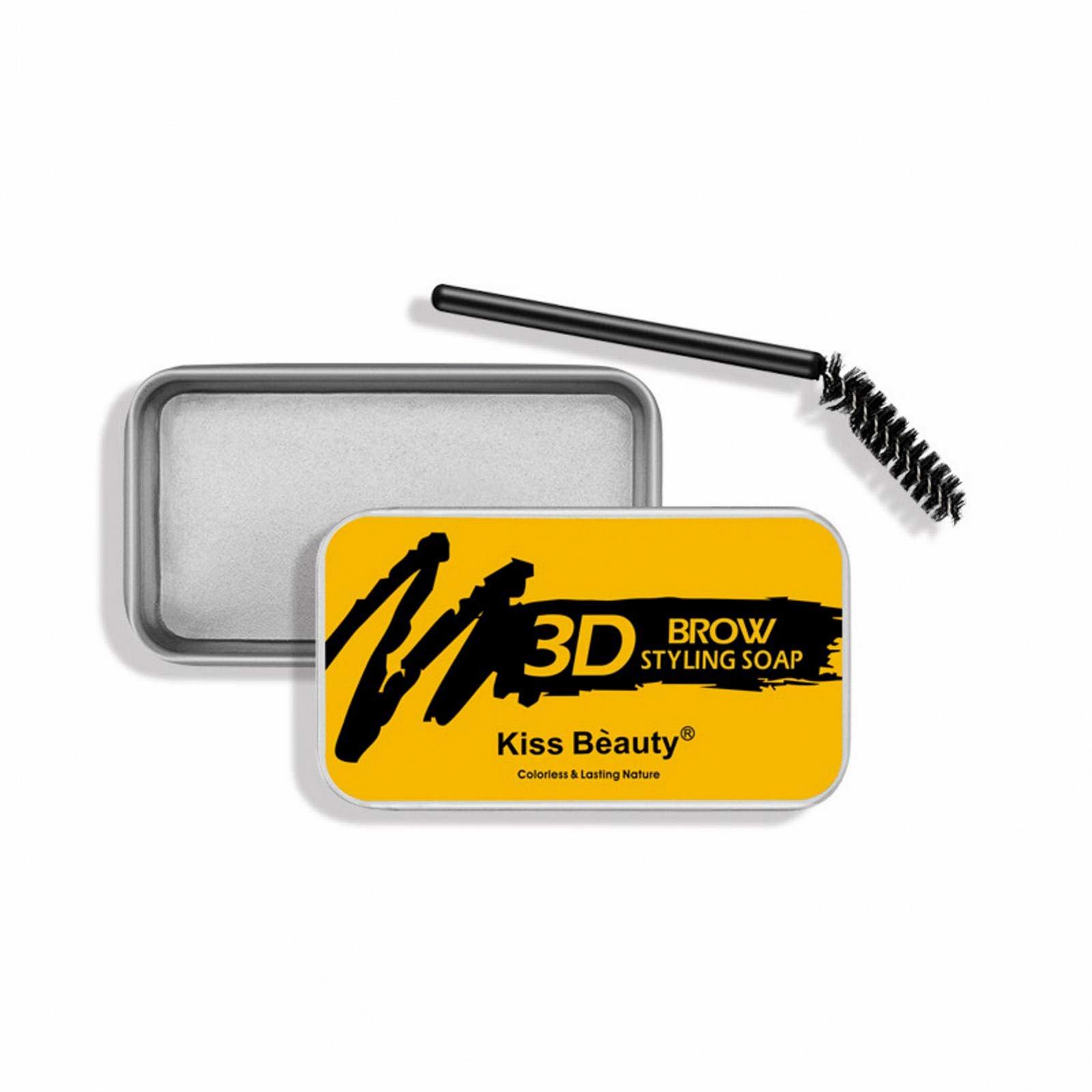 Віск для формування брів з пензлем Водостійкий для створення 3D брів, фото №4 Віск для формування брів з пензлем Водостійкий для створення 3D брів, фото №4