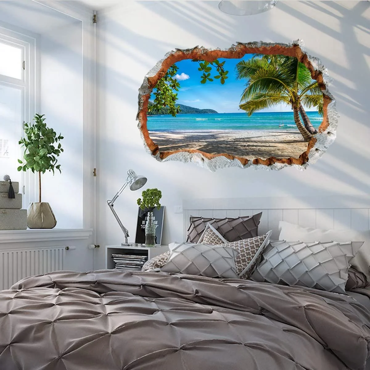 Наклейка для стін WandSticker4U 3D View of the Sea 90 x 60 см, фото №3