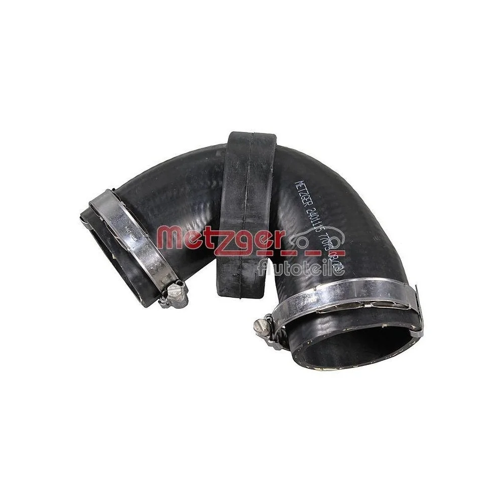 Патрубок інтеркулера METZGER 2401115 для AUDI, верхній, правий, фото №1