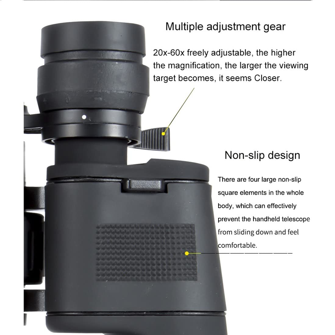 Бінокль QHYTL Компактний Потужний Бінокль 20-60x70, фото №5 Бінокль QHYTL Компактний Потужний Бінокль 20-60x70, фото №5