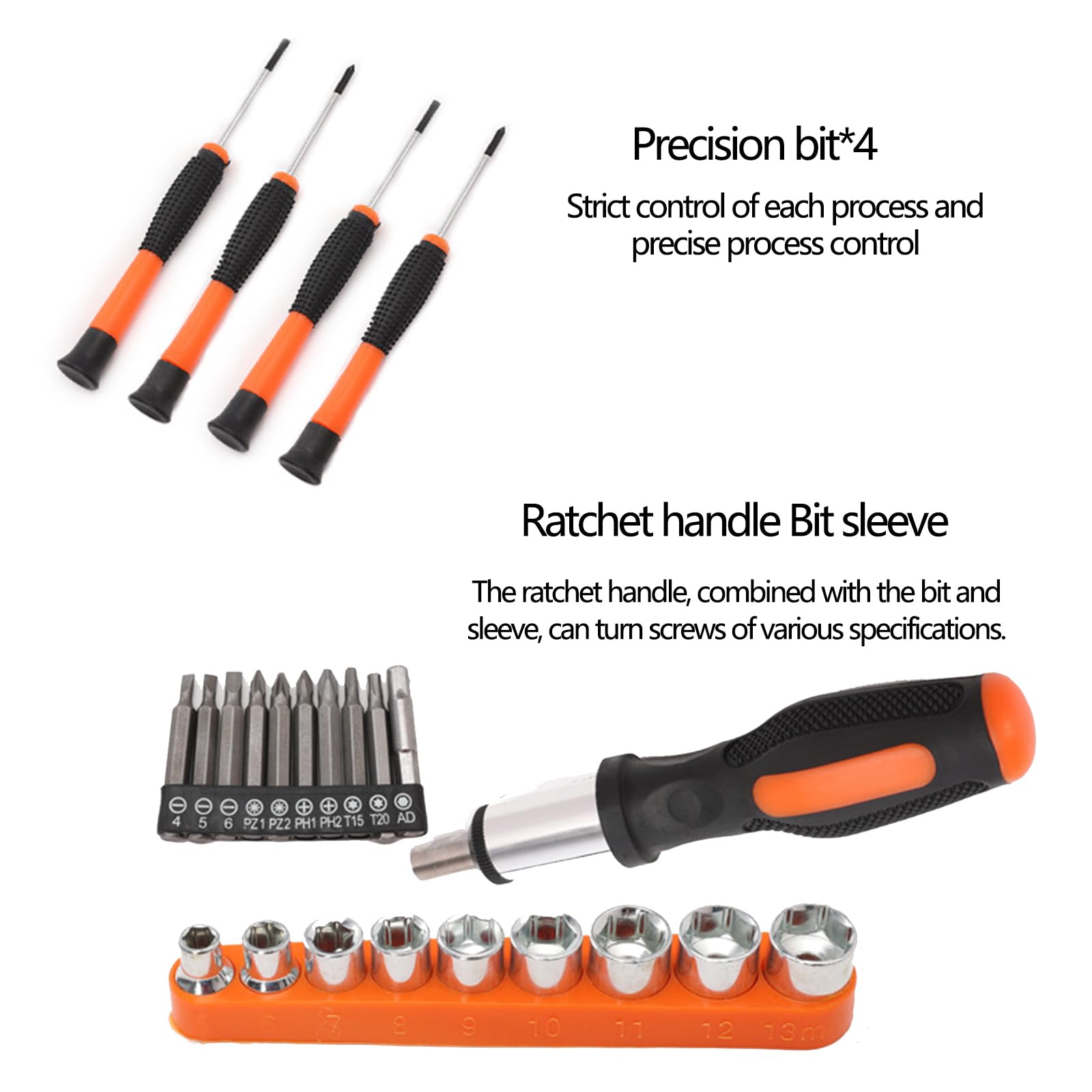 Комплект інструментів AKTree Home Car Repair DIY Precision Screwdriver Set, фото №7