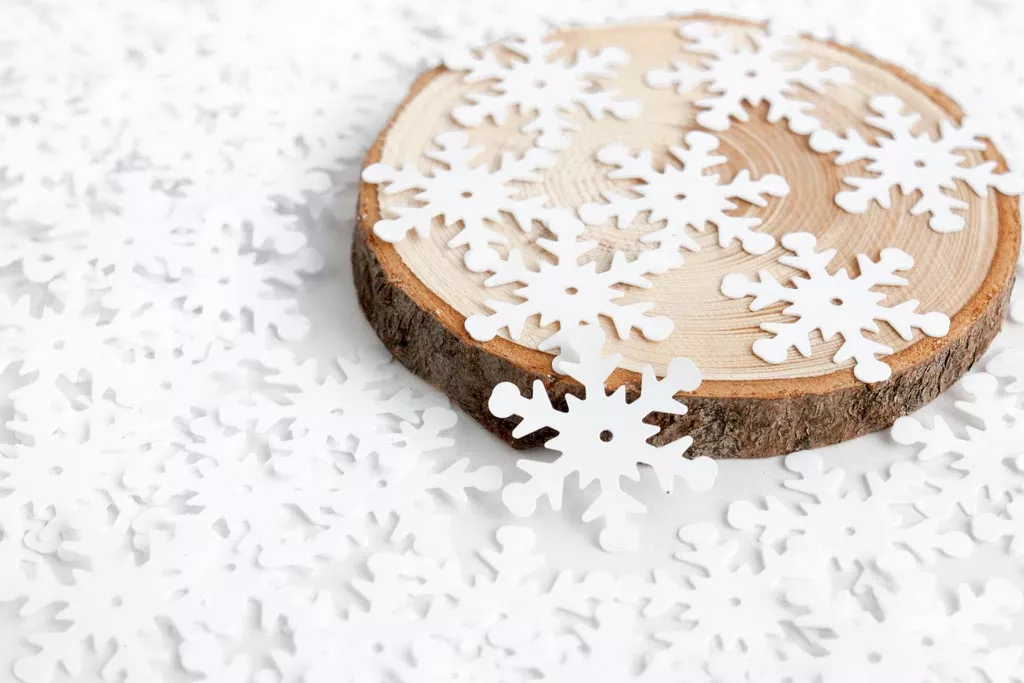 Пайетки для рукоделия Лентомания снежинки 25мм белые 10шт SNWFLKPTK25WHT, фото №1 Пайетки для рукоделия Лентомания снежинки 25мм белые 10шт SNWFLKPTK25WHT, фото №1