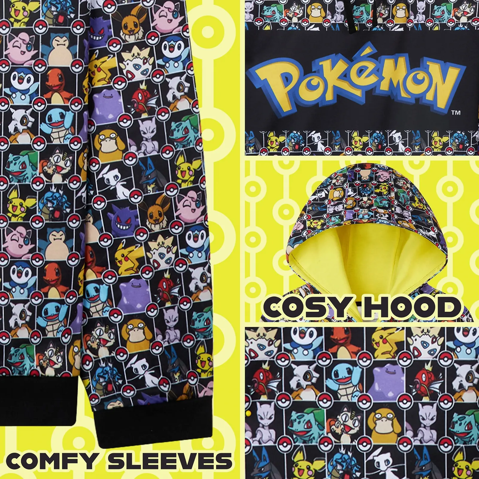 Худи для мальчиков Pokemon 4-15 лет Pokemon Cooler Пуловер для подростков и детей, фото №4 Худи для мальчиков Pokemon 4-15 лет Pokemon Cooler Пуловер для подростков и детей, фото №4