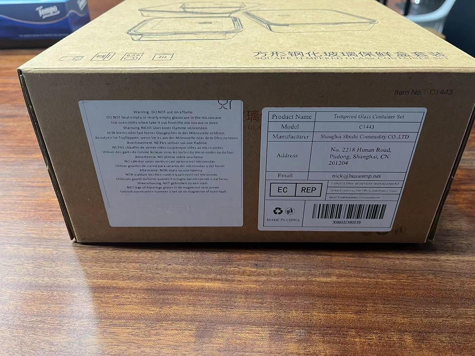 Набір контейнерів для зберігання продуктів 4 шт Скляні з кришкою Прозорий, фото №3 Набір контейнерів для зберігання продуктів 4 шт Скляні з кришкою Прозорий, фото №3