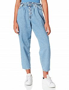 Купить Штаны с высокой посадкой ONLY ONLCuba Life Slouchy Женские Голубой - Фото 1 Штаны с высокой посадкой ONLY ONLCuba Life Slouchy Женские Голубой - Фото 1