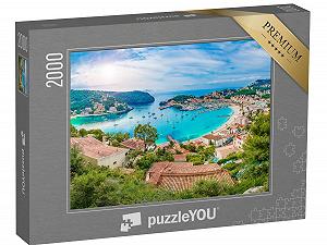 Пазл puzzleYOU Mallorca Puzzle Collection Panoramic View of Porte de Soller, Palma Mallorca, Spain 2000 элементов - Фото 1