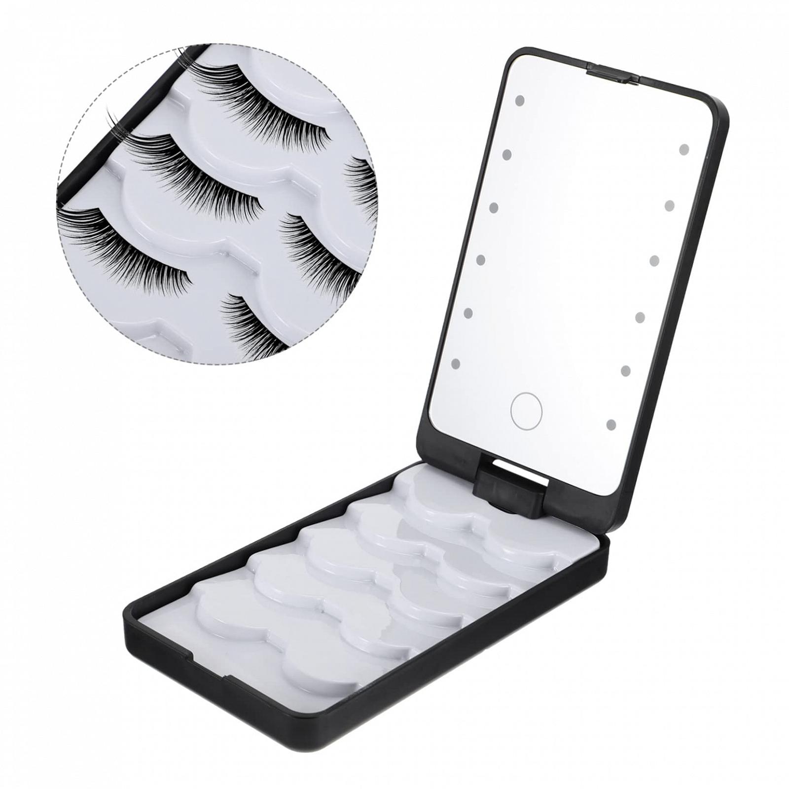 Футляр для хранения ресниц Whip Book с LED подсветкой пластик, фото №4 Футляр для хранения ресниц Whip Book с LED подсветкой пластик, фото №4