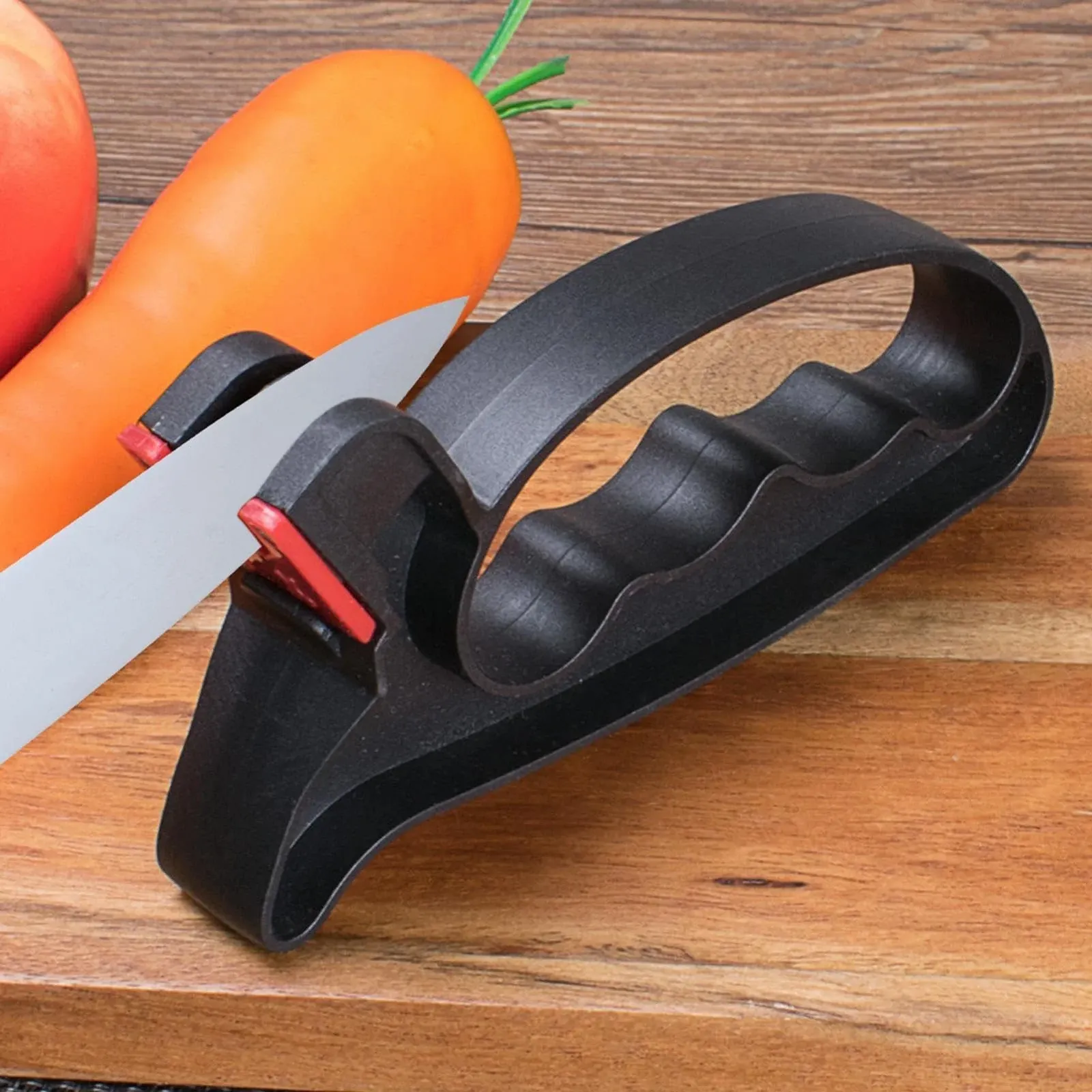 Точилка для ножей и ножниц 2 Stage Knife Sharpener 2-ступенчатая регулируемая, фото №3 Точилка для ножей и ножниц 2 Stage Knife Sharpener 2-ступенчатая регулируемая, фото №3