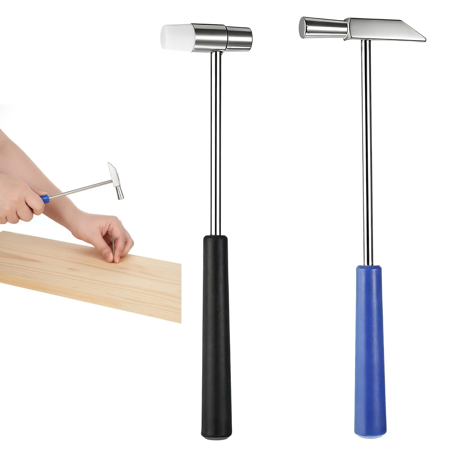 Міні-молоток двосторонній 2 шт. 18 см / 19,5 см, фото №1 Міні-молоток двосторонній 2 шт. 18 см / 19,5 см, фото №1