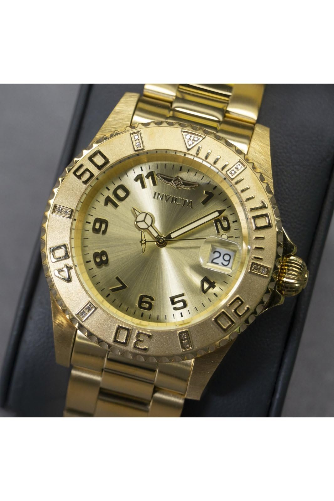 Часы Invicta Pro Diver женские 40 мм с 15 бриллиантами, фото №3